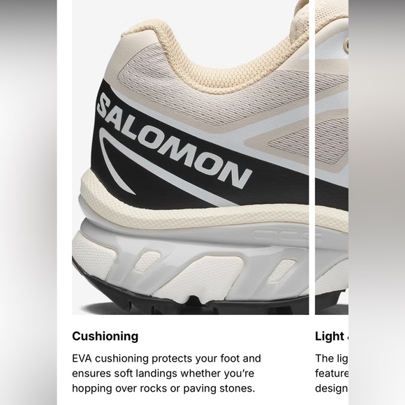 Salomon XT-6 Rainy Day / Black - Picture 6 of 16